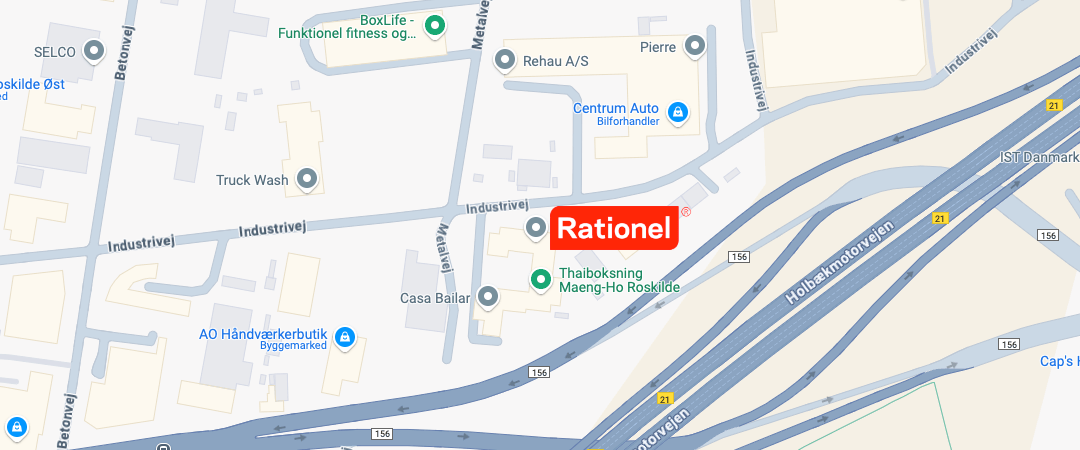 Vis vej til Rationel